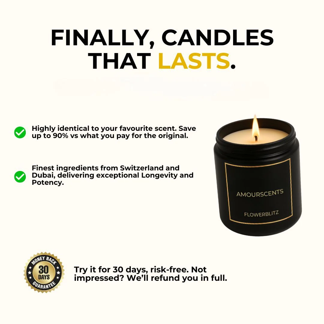 Black Opium Candle (Inspired) - Midnight Guilt - Image 4